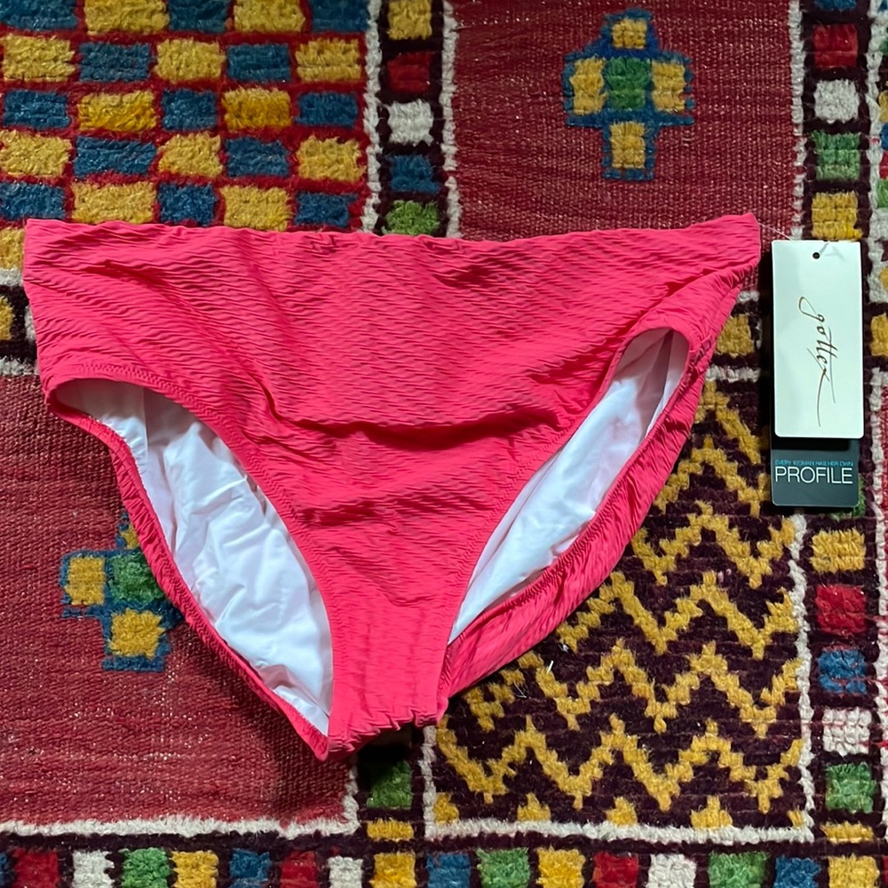 Gottex pink bikini bottom